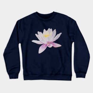 Transcend - water lily painting (no background) Crewneck Sweatshirt